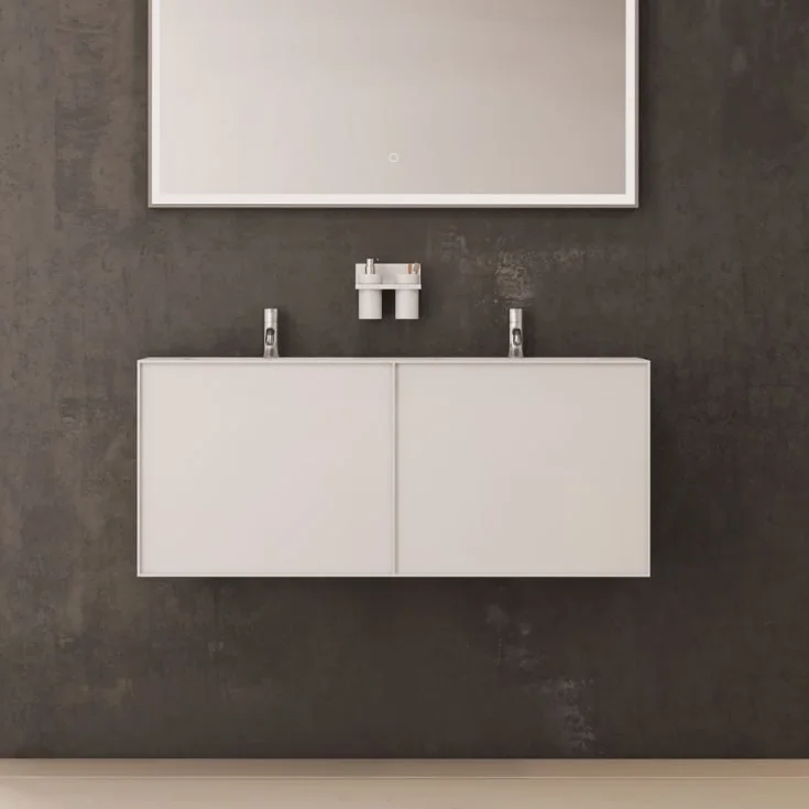 Copenhagen Bath Nexø 120 møbelpakke, dobbel, 120×40 cm, hvit matt | 30010110 Copenhagen Bath Nexø 120 møbelpakke, dobbel, 120×40 cm, hvit matt | 30010110