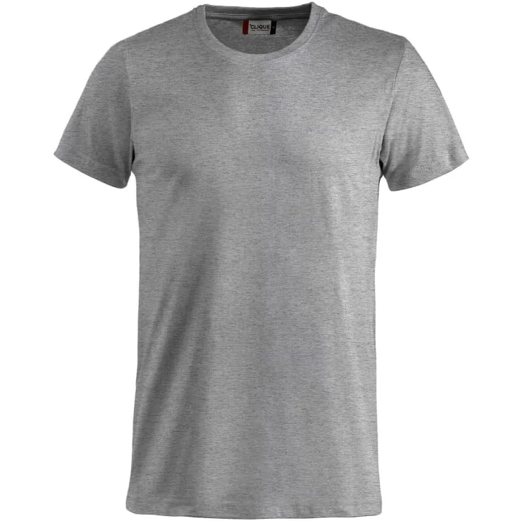 Clique Basic t-skjorte, gråmelert, str. M | 029030-95_M