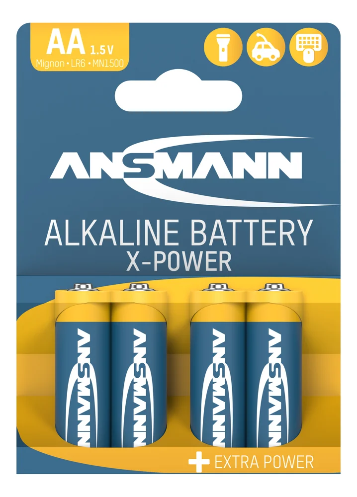 Batteri alkaline AA 4stk XPower v:8743733 Batteri alkaline AA 4stk XPower v:8743733