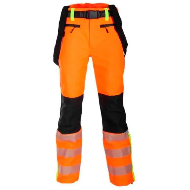 Bekken & Strøm Gjøvik allværs vinterbukse, kl.2, unisex, str. 2XL, oransje/sort, HiVis | 677168 Bekken & Strøm Gjøvik allværs vinterbukse, kl.2, unisex, str. 2XL, oransje/sort, HiVis | 677168