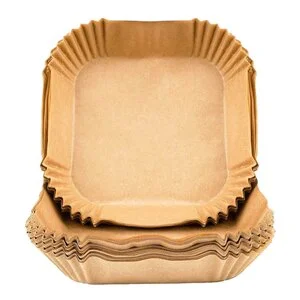 Bakepapir til airfryer 20×20 cm 50 stk v:7926987