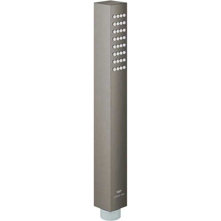 Grohe Aqua Cube hånddusj, vannbesparende, børstet svart krom | 26885AL0 Grohe Aqua Cube hånddusj, vannbesparende, børstet svart krom | 26885AL0