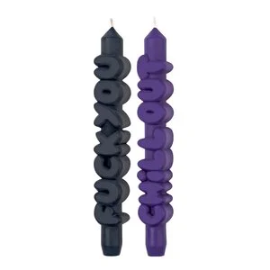 3D kronelys 23 cm 2 stk BOLD svart/indigo v:1109173 3D kronelys 23 cm 2 stk BOLD svart/indigo v:1109173