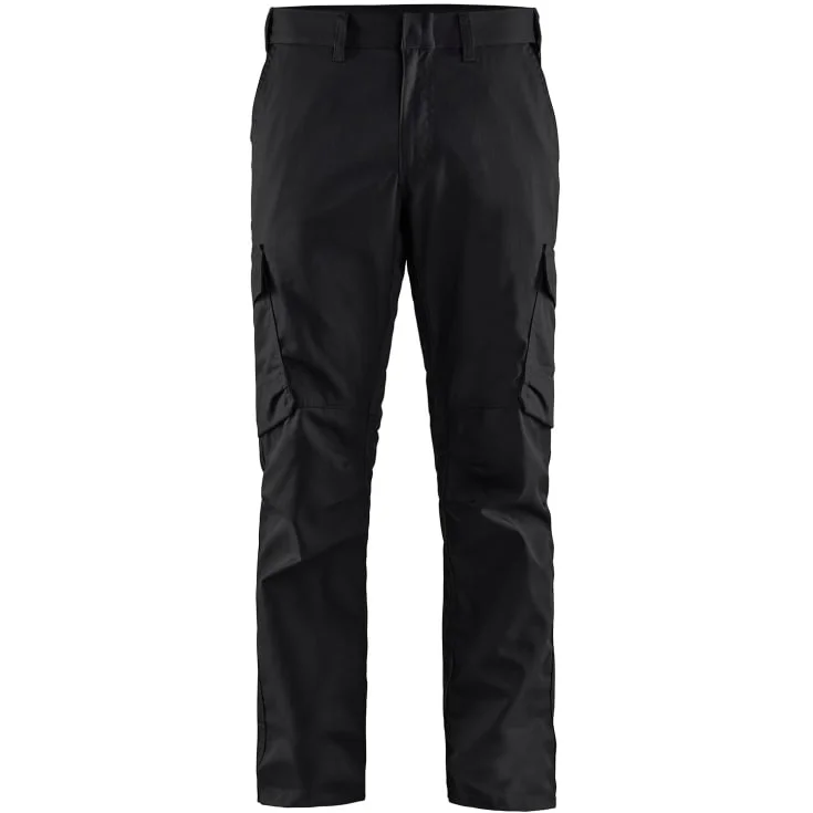 Blåkläder Workwear 1444 servicebukse med 2-veis stretch, sort/grå, str. D116 | 1444-1832-9998_D116