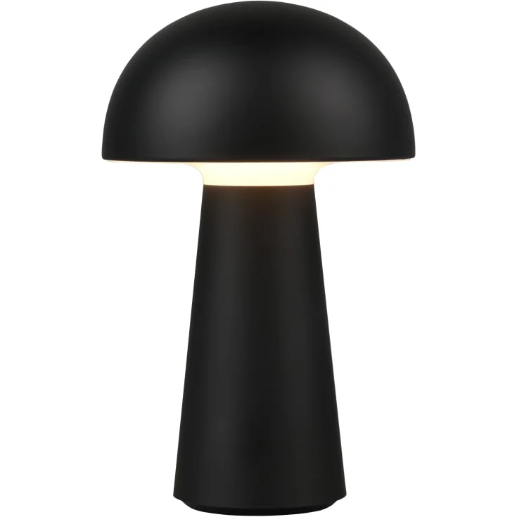 Trio Lighting Lennon oppladbar bordlampe, svart | R52176102 Trio Lighting Lennon oppladbar bordlampe, svart | R52176102