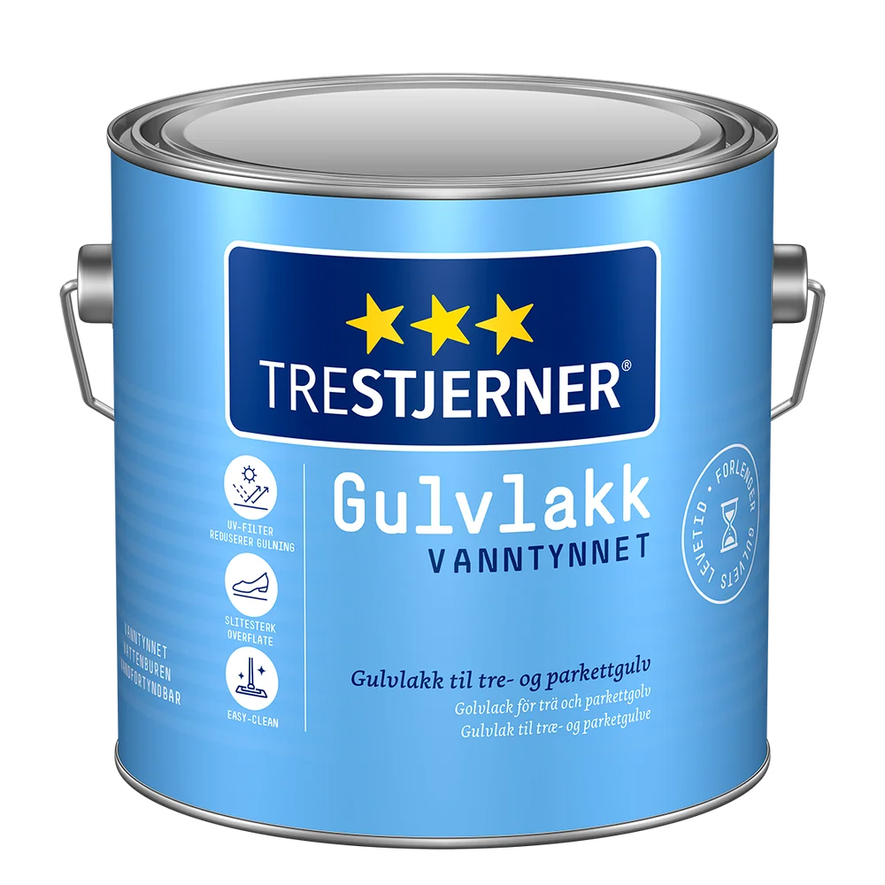 Gulvlakk halvblank vannbasert 3l v:6462278 Gulvlakk halvblank vannbasert 3l v:6462278