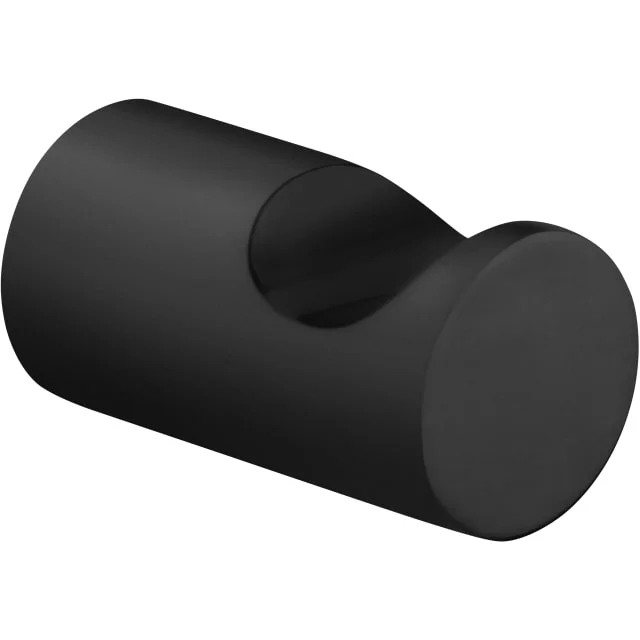 Pressalit Curve håndkleknagg, 2 stk., matt sort | Q40160