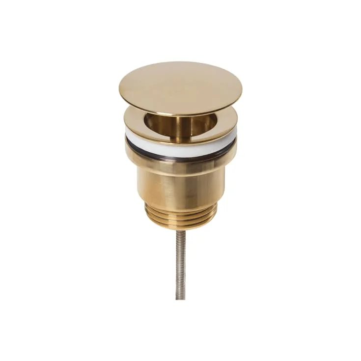 Secher AF 706-P bunnventil, push-open, messing pvd | BUV132