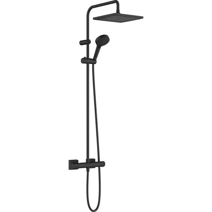 Hansgrohe Vernis Shape dusjsett, vannbesparende, matt sort | 26429670