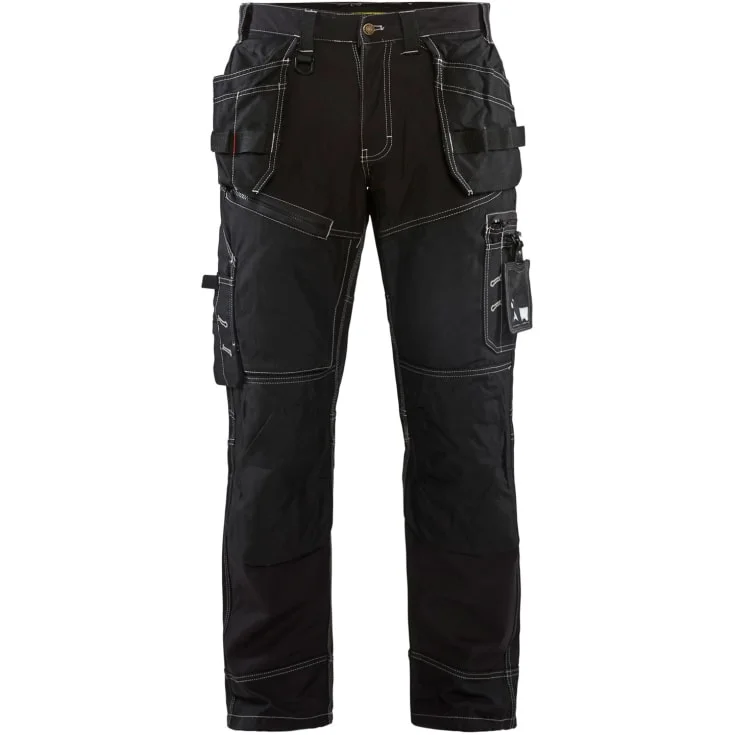 Blåkläder Workwear X1500 håndverkerbukser, sort, str. D112 | 1500-1370-9900_D112