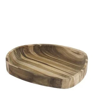 Wooden board bolle 37×30 cm teak v:7797373