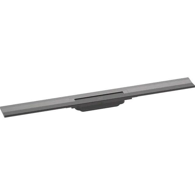 Hansgrohe Raindrain Flex avløpsrenne, 800 mm, veggmontering, børstet sort krom | 56051340 Hansgrohe Raindrain Flex avløpsrenne, 800 mm, veggmontering, børstet sort krom | 56051340