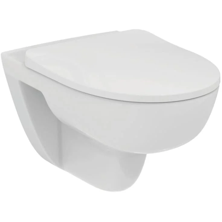 Ideal Standard i.life A vegghengt toalett, uten skyllekant, hvit | T541701
