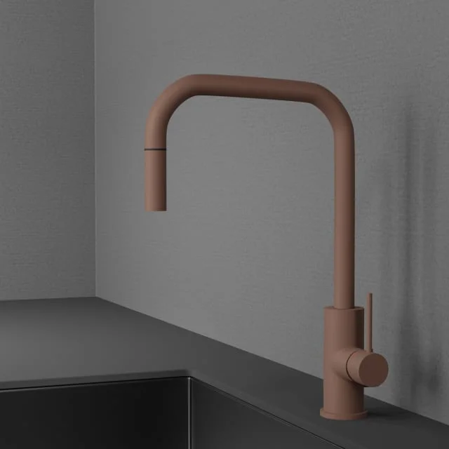 Scandtap Accent Square kjøkkenbatterieri, med avstengning, scrap | 32116