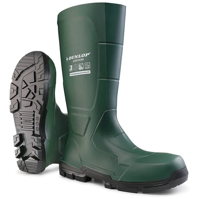 Dunlop Jobguard gummistøvler O4, grønn, str. 46 | 651102-3_46