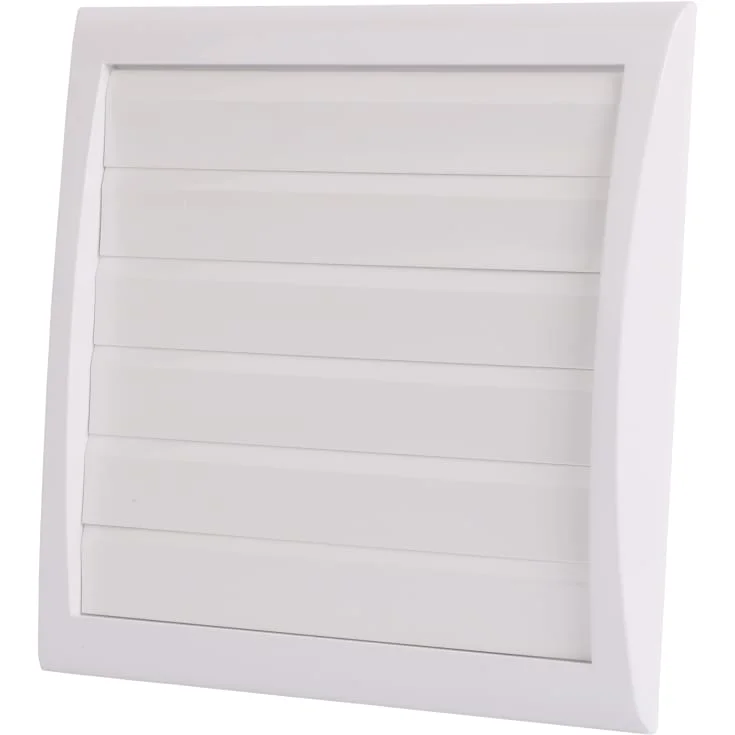 Flexit lamellventil MW 125, med rund stuss, Ø125 mm, hvit | 400084 Flexit lamellventil MW 125, med rund stuss, Ø125 mm, hvit | 400084