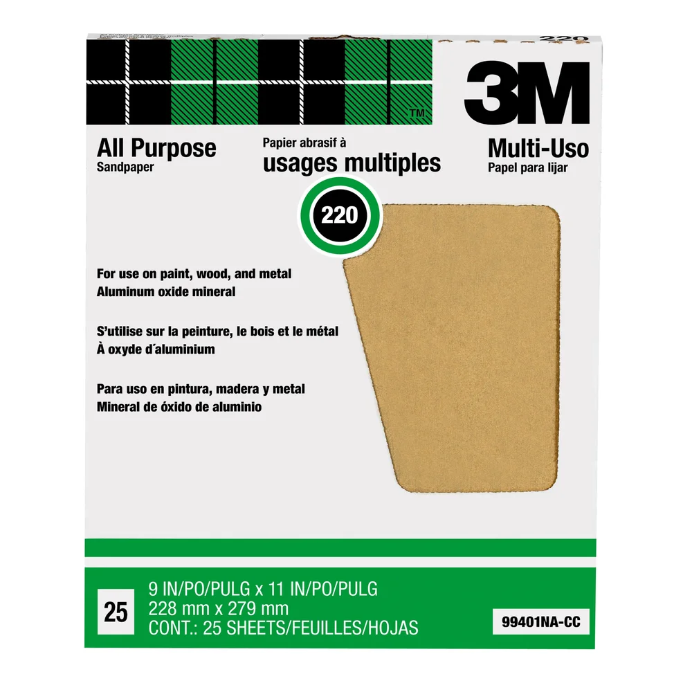 Slipepapir P220 23X28Cm 25Stk v:3866195 Slipepapir P220 23X28Cm 25Stk v:3866195