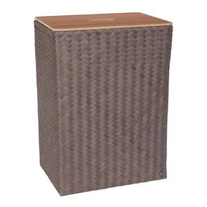 Grand superb skittentøyskurv m/lokk 44x31x60 cm taupe v:8855352 Grand superb skittentøyskurv m/lokk 44x31x60 cm taupe v:8855352