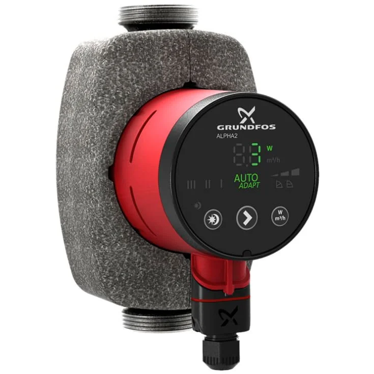Grundfos Alpha2 25-60 N sirkulasjonspumpe 180 mm, forbruksvann | 99411424