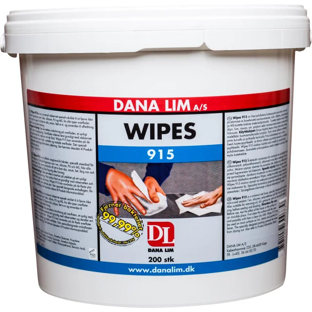 Dana Lim Wipes 915 våtservietter, 200 stk. | 30077