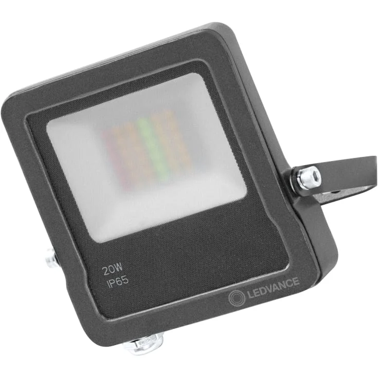 Ledvance Smart+ Floodlight flomlys LED, 20W, RGBW, WiFi, grå | 4099854740008 Ledvance Smart+ Floodlight flomlys LED, 20W, RGBW, WiFi, grå | 4099854740008