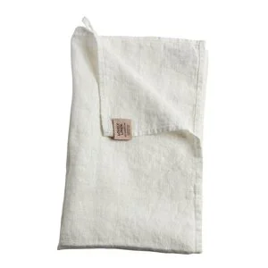 Lovely kjøkkenhåndkle lin 45x70 cm Off-White v:7135575