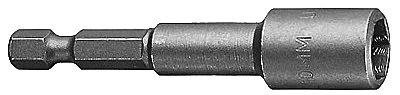 Pipe 1/4" kuleformet 7x50mm med magnet v:1283066 Pipe 1/4" kuleformet 7x50mm med magnet v:1283066