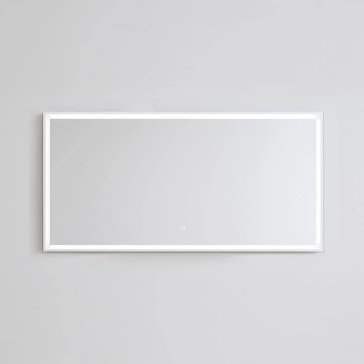 Copenhagen Bath Fanø 140 Speil, 140×70 cm, duggfritt, hvit matt/glass | 30020221 Copenhagen Bath Fanø 140 Speil, 140×70 cm, duggfritt, hvit matt/glass | 30020221