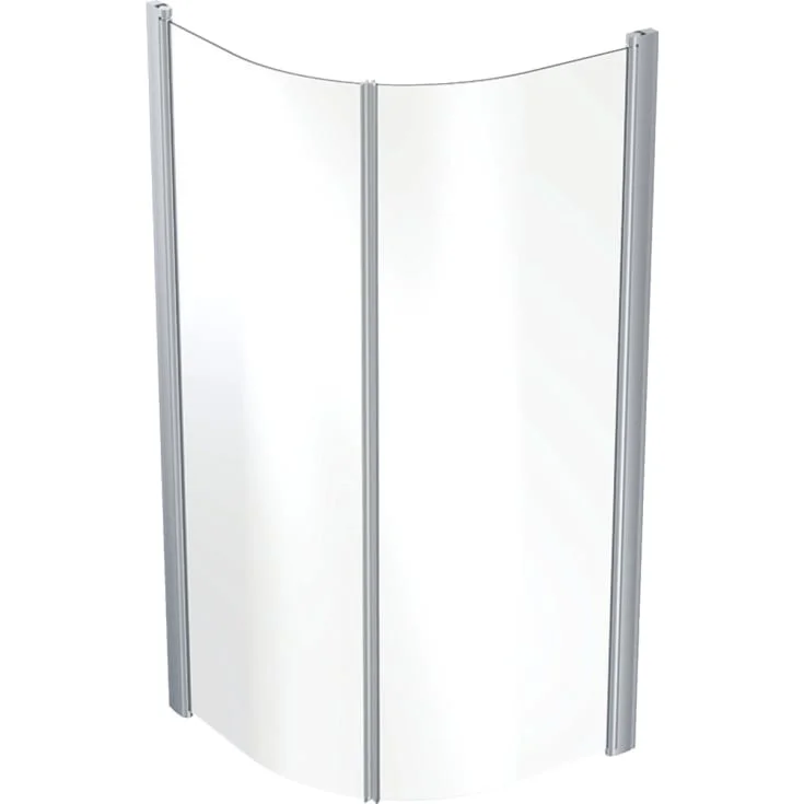 Contura Shower Space dusjhjørne, 89x89 cm, klart glass, aluminium profil | 058990090