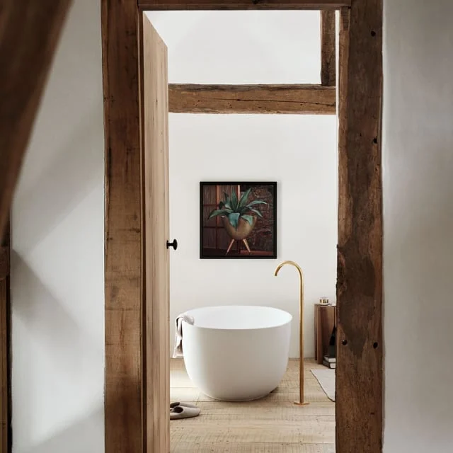 Vola 090FM kartut, gulvstående, 900x200 mm (hxd), krom | 090FM-900-16