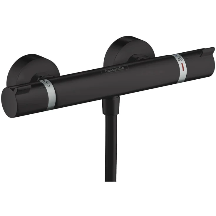 Hansgrohe Ecostat Comfort dusjbatteri, matt sort | 13116670 Hansgrohe Ecostat Comfort dusjbatteri, matt sort | 13116670