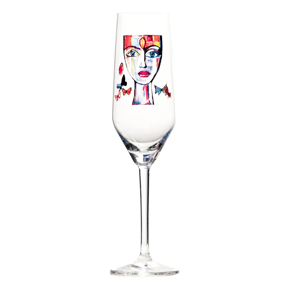 Butterfly Messenger champagneglass v:9300249