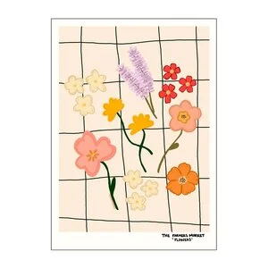 Engberg Studio poster 30x40 cm farmers market flowers v:5970470