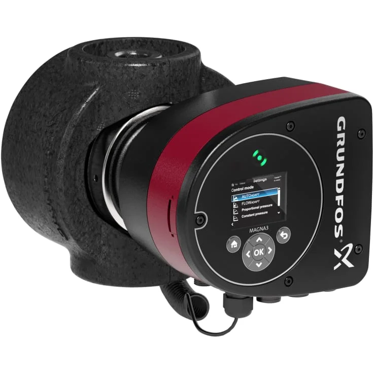 Grundfos Magna3 25-60 sirkulasjonspumpe 180 mm, varme | 97924245