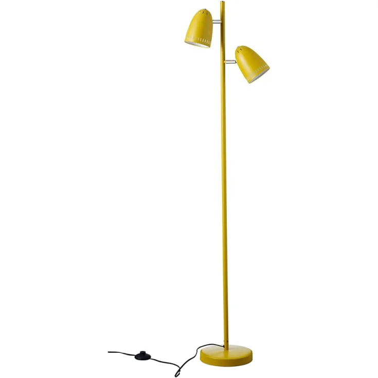 Superliving Dynamo Twin gulvlampe, gul | SL07980