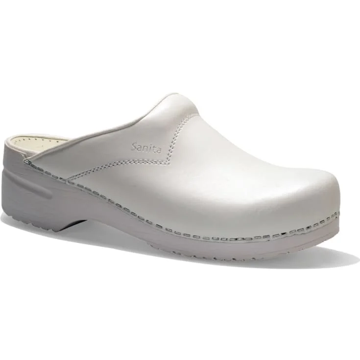 Sanita San Flex Clog tresko O1, uten hælkappe, hvit, str. 35 | 1500314-hvid_35