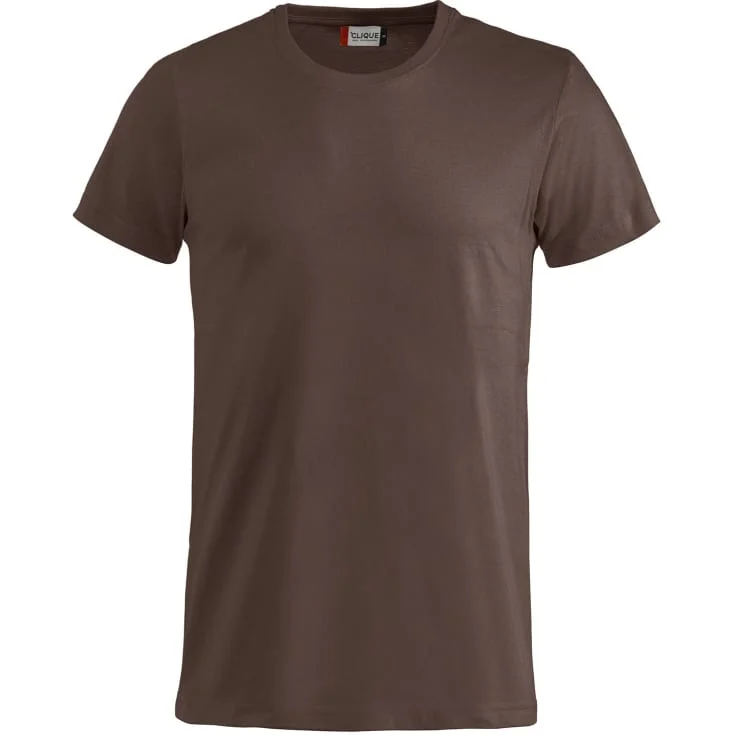 Clique Basic t-skjorte, mørkebrun, str. L | 029030-825_L