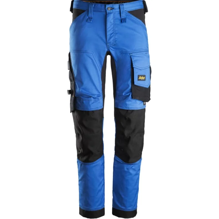 Snickers 6341 AllroundWork arbeidsbukser med stretch, blå/sort, str. 124 | 6341-5604_124