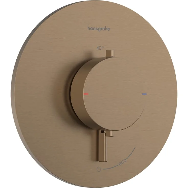 Hansgrohe Ecostat Comfort S dusjtermostat, med 1 uttak, børstet bronse | 33714140 Hansgrohe Ecostat Comfort S dusjtermostat, med 1 uttak, børstet bronse | 33714140