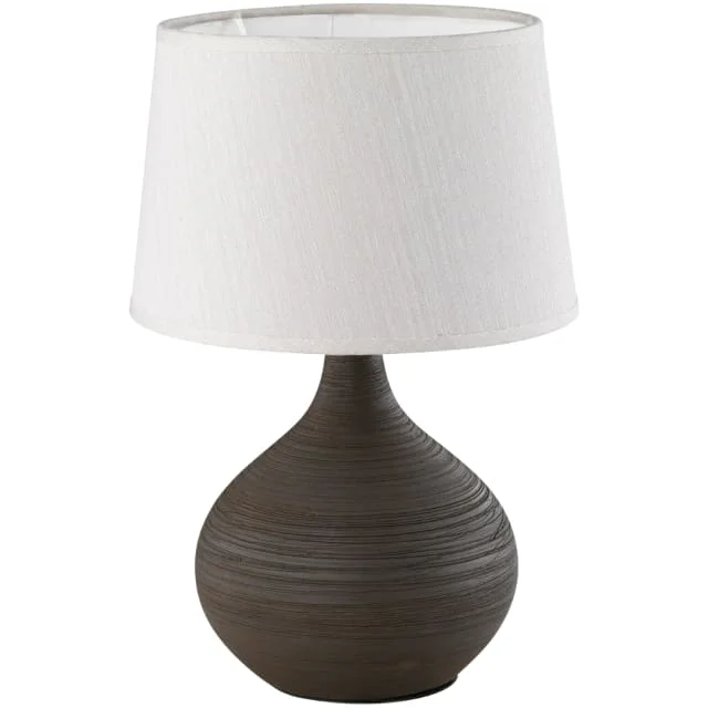 Trio Lighting Martin bordlampe, brun | R50371026 Trio Lighting Martin bordlampe, brun | R50371026