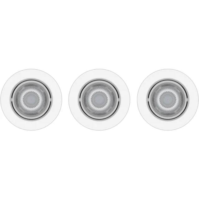 Philips myLiving Impala downlight, hvit, 3-pak | 929002663633