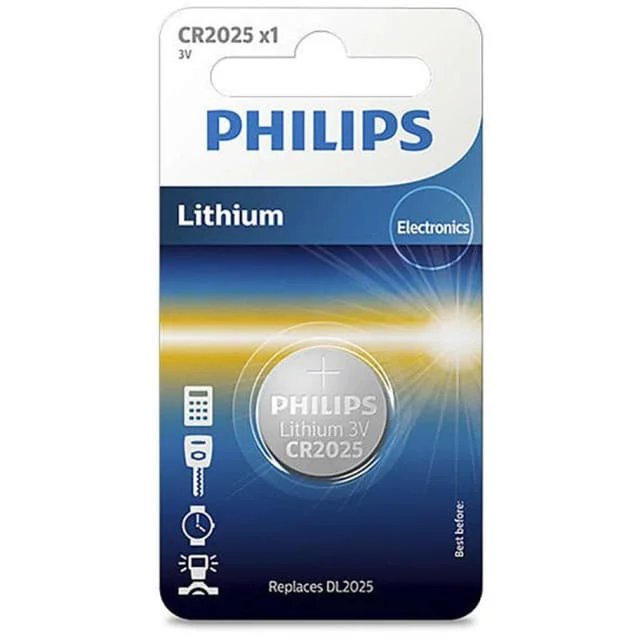 Philips Lithium CR2025 batteri | CR2025-01B