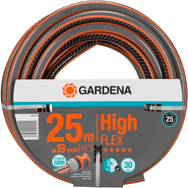 Gardena Comfort HighFLEX hageslange, power grip, 19 mm, 25 m | 18083-20
