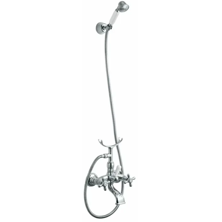 Lavabo Retro badekararmatur med dusjsett, krom | 51001H