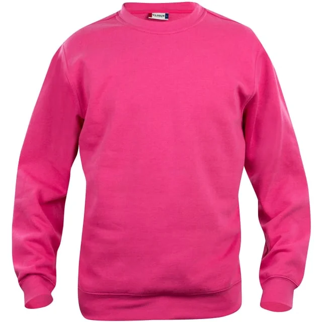 Clique Basic Roundneck collegegenser, pink, str. L | 021030-300_L
