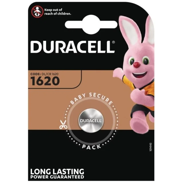 Duracell CR1620 batteri, 1 stk. | 2842 Duracell CR1620 batteri, 1 stk. | 2842