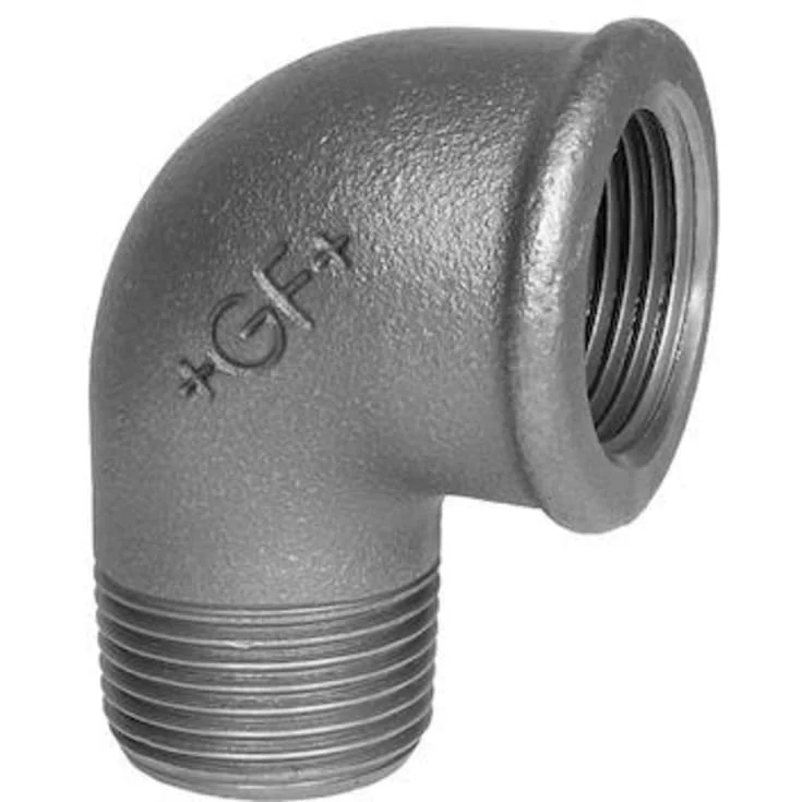 Galvanisert vinkel, muffe/nippel 1/8" - 90° | 770092201