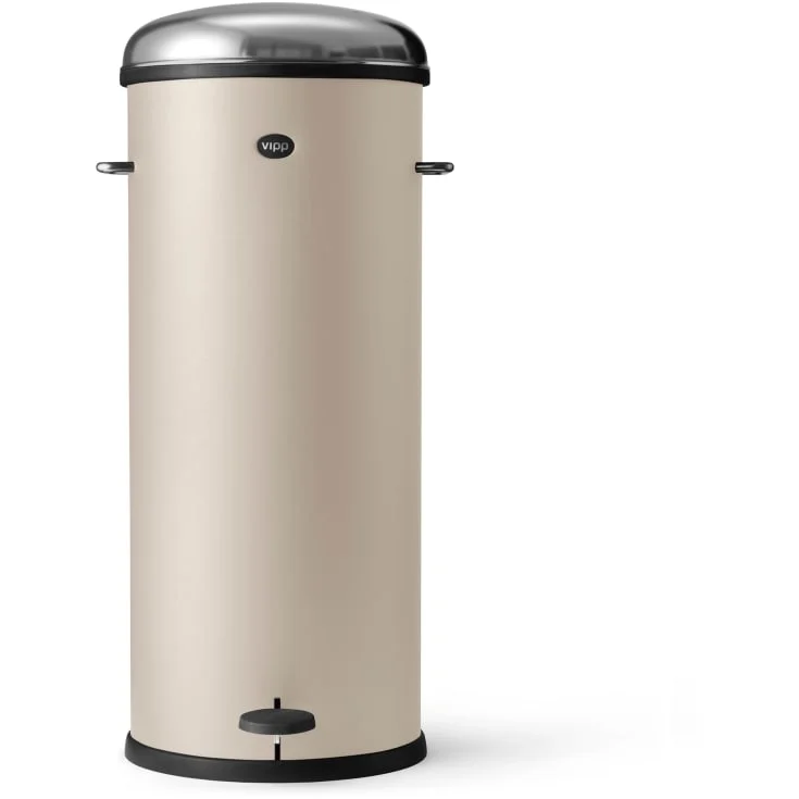 Vipp 17 avfallsbøtte, 30 liter, pedal, beige | 01705