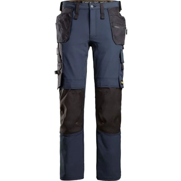 Snickers 6271 AllroundWork arbeidsbukse med stretch, marineblå/sort, str. 254 | 6271-9504_254