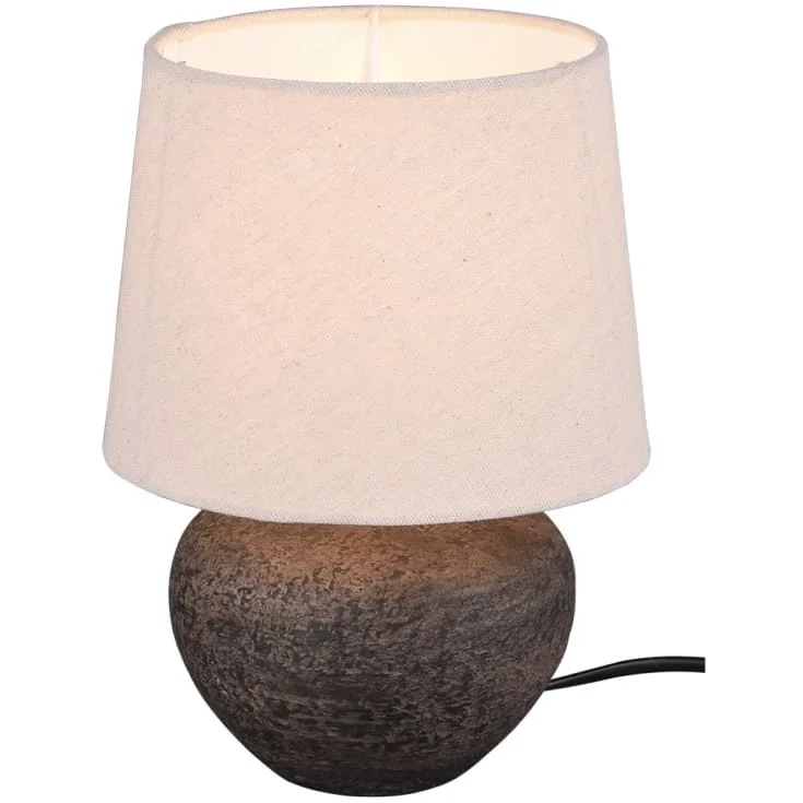 Trio Lighting Lou bordlampe, Ø18 cm | R50961844 Trio Lighting Lou bordlampe, Ø18 cm | R50961844